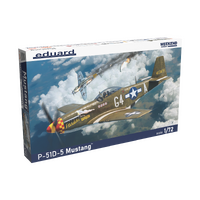 Eduard 1/72 P-51D-5 Mustang Plastic Model Kit