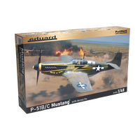 Eduard 1/48 P-51B/C Mustang W/ Dorsal Fin Plastic Model Kit