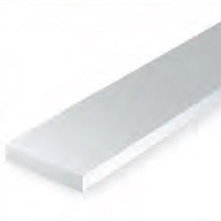 EVERGREEN 114 WHITE STYRENE STRIP .015 X .080 (PACK OF 10)