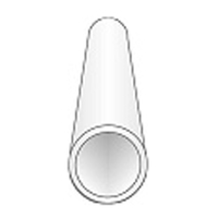 EVERGREEN 223 35CM PLASTIC TUBE .093 (100pc BULK PACK) (PACK OF 6)