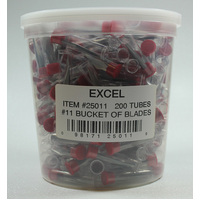 EXCEL 25011 BUCKET OF BLADES - 200 TUBES OF 5