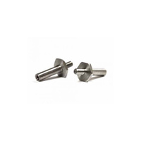 Rb6 Titanium Front Sxles 1 Pair - Exo-1370