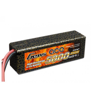 Gens Ace 5000mAh 40C 14.8V Hard Case Lipo Battery (Deans Plug)