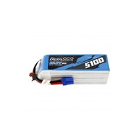 Gens Ace 5100mAh 80C 22.2V Soft Pack Lipo Battery (EC5 Plug)