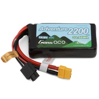 Gens Ace 4S 60C G-Tech Adventure LiPo Battery (14.8V/2200mAh) w/XT60 Connector