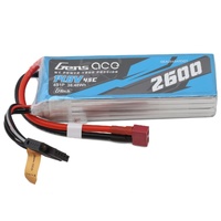Gens Ace G-Tech Smart 4S LiPo Battery 45C (14.8V/2600mAh) w/T-Style Connector