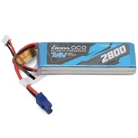 Gens Ace 2S RX LiPo Battery Stick Pack (7.4V/2800mAh) w/JR & EC3 Connectors