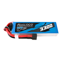 Gens Ace G-Tech 3S 3300mAh 45C 11.1V Soft Pack Lipo Battery (1TO3)