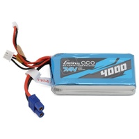 Gens Ace 2S RX LiPo Battery Pack (7.4V/4000mAh) w/EC3 Connectors