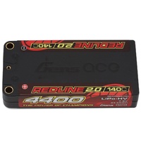 Gens Ace Redline 2.0 2S Shory LiHV Battery 140C (7.6V/4400mAh) w/5mm Bullets