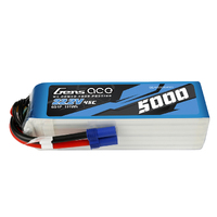 Gens Ace 6S 5000mAh 22.2V 45C Soft Case LiPo Battery (EC5)