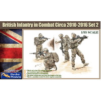 Gecko GM0016 1/35 British Infantry In Combat Circa 2010~2012 Set 2 Plastic Model Kit