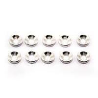 CNC ALUM 3MM COUNTERSUNK WASHER, 10PCS