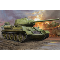 HobbyBoss 1/16 WWII Soviet T34/85 Plastic Model Kit [82602]