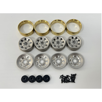 Hobby Plus 1.2 Steelie Bead Lock Wheel (Silver)