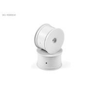 Hudy 1/10 Off-Road Wheel - 2Wd/4Wd  Rear  White (2)