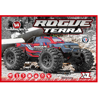 HOBBYTECH ROGUE TERRA 3S RTR 1-10TH OFFROAD MONSTER TRUCK - RED - HT-ROGT.RD.RTR
