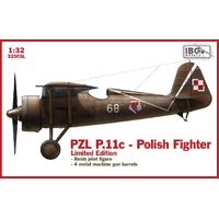IBG 32003L 1/32 PZL P.11c Polish Fighter - LIMITED EDITION Plastic Model Kit