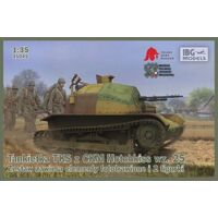 IBG 35045 1/35 TKS Polish Tankette with machine gun (includes 2 figures) Plastic Model Kit