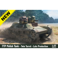 IBG 1/35 7TP Polish Tank - Twin Turret Late production Plastic Model Kit