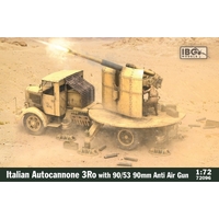 IBG 1/72 Italian Autocannone 3Ro with 90/53 90mm AA Gun Plastic Model Kit