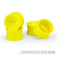 Mono - RC10, RC10B2, RC10B3 2.2" rear (3/16" axle) wheel (yellow) - 4pc
