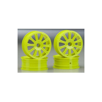 JCONCEPTS RULUX RC10B4 FRONT WHEEL YELLO - JCP3305Y