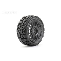 Jetko 1/8 Buggy EX-TOMAHAWK/Dish LW/Black Rim/Medium Soft/Belted [1501DBMSGB]