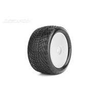 Jetko Positive 1/10 4WD Front Buggy Mounted Tires Medium Soft (Pre-Glued)