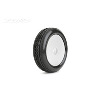 Jetko 1/10 Buggy 2WD Front-J-13/Dish/White Rim/Medium Soft/Glued