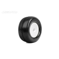 Jetko 1/10 2.2 Stadium Truck/Dish/White Rim/Super Soft/Glued