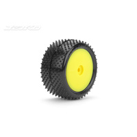 Jetko 1/18 Buggy Rear Carpet Mini-B - Challenger/Dish/Yellow Rim/Composite Soft/Glued