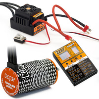 KONECT COMBO BRUSHLESS 1/8 100Amp WP + Motor 4P. 4274 2200KV+prog card - KN-COMBO-L3