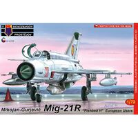 Kovozavody KPM0086 1/72 MiG-21R Fishbed H European Users Plastic Model Kit