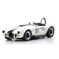 Kyosho 1/18 Shelby Cobra 427 S/C White/Dark blue Nr. 91 Essex Wire Diecast Model Car