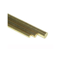 K&S 1165 Brass Rod 1/4 x 36" (4 Packs of 1)