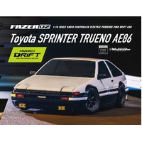 Kyosho 1/10 Fazer D2 Toyota Sprinter Trueno AE86 White 2WD Electric Readyset