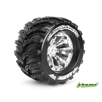 MT-Cyclone 1/8 Monster Truck Tyres Chrom