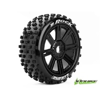 #####B-Rock 1/8th Buggy Tyre BLK/spoke (LT3270SB)