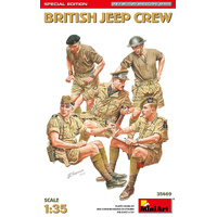 MiniArt 1/35 British Jeep Crew. Special Edition Plastic Model Kit