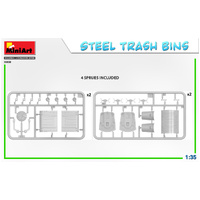 MiniArt 1/35 Steel Trash Bins Plastic Model Kit