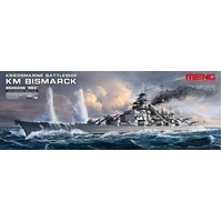 Meng 1/700 Kriegsmarine Battleship KM Bismarck Plastic Model Kit