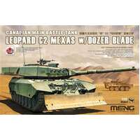 Meng 1/35 Canadian Main Battle Tank Leopard C2 MEXAS w/Dozer Blade Plastic Model Kit