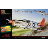 Pegasus 8404 1/48 P-51B Mustang Tuskegee, snap kit