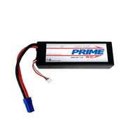 Prime RC 5200mAh 2S 7.4v 50C LiPo Battery, Hard Case with EC5 Connector - PMQB52002SHC