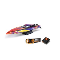 Pro Boat Sonicwake 24inch Self-Righting Brushless Deep-V Boat, RTR, Red