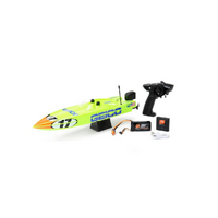 Pro Boat 17 inch Power Boat Racer Deep-V Inc Battery/Charger yellow  - PRB08044T1