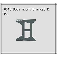 Body mount bracket rear