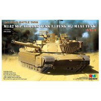 Ryefield 5004 1/35 M1A1/M1A2 tusk w/workable track links Plastic Model Kit