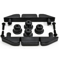 RPM Body Skid Rails for most 1:12 – 1:5 scale bodies - Black